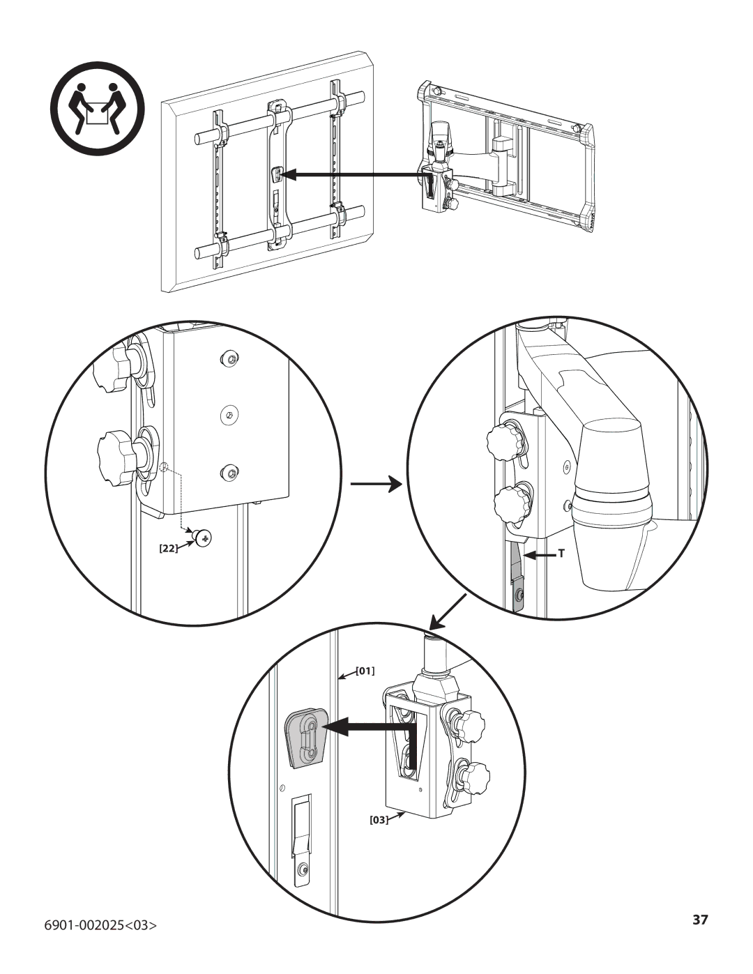 Sanus Systems VLF220 important safety instructions 6901-00202503 