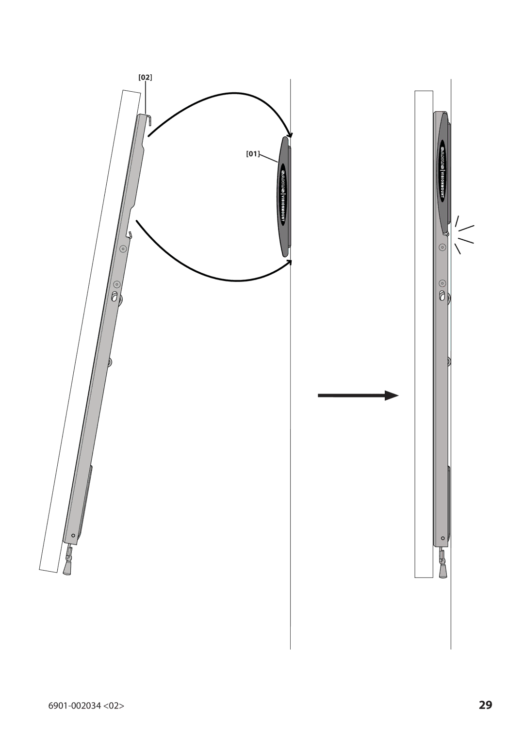 Sanus Systems VLL10 manual 6901-002034 