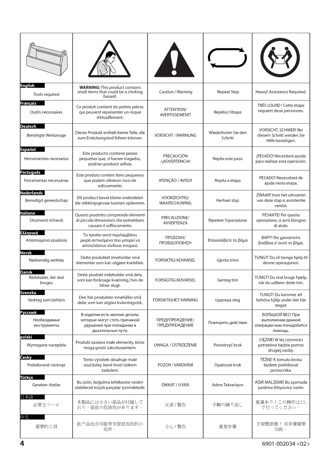 Sanus Systems VLL10 manual Voorzichtig 