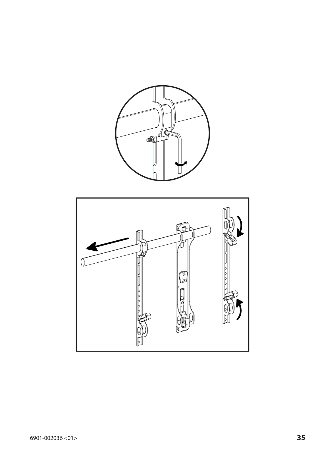 Sanus Systems VLMF109 manual 6901-002036 