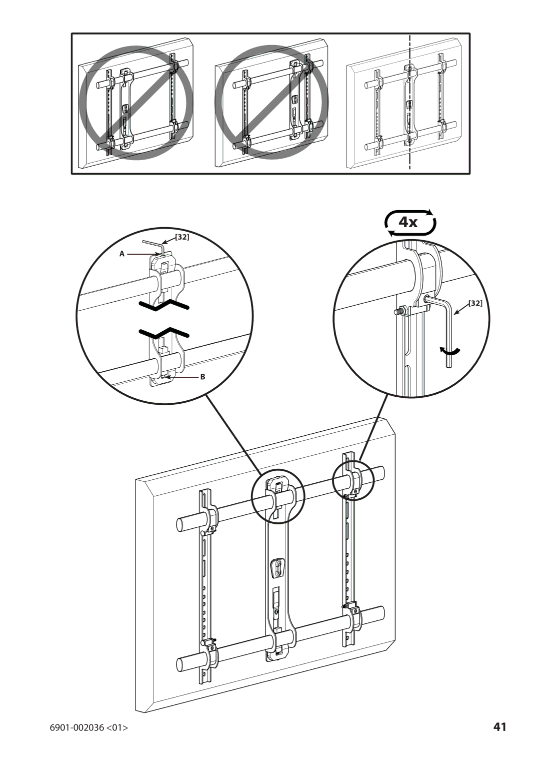 Sanus Systems VLMF109 manual 6901-002036 