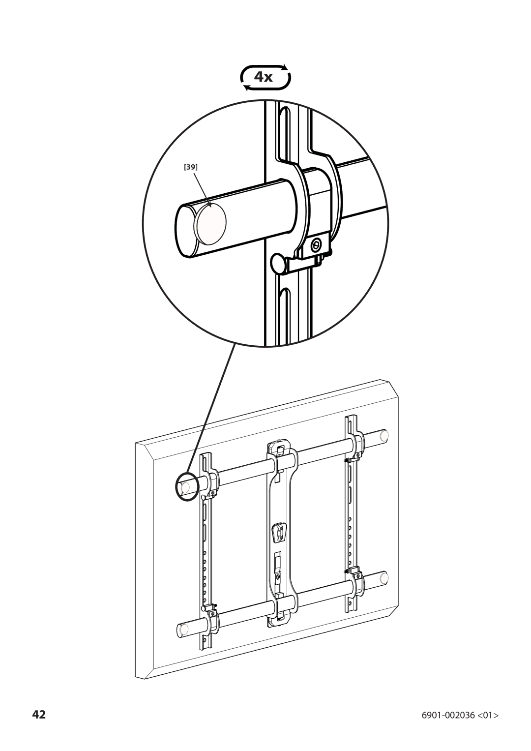 Sanus Systems VLMF109 manual 6901-002036 