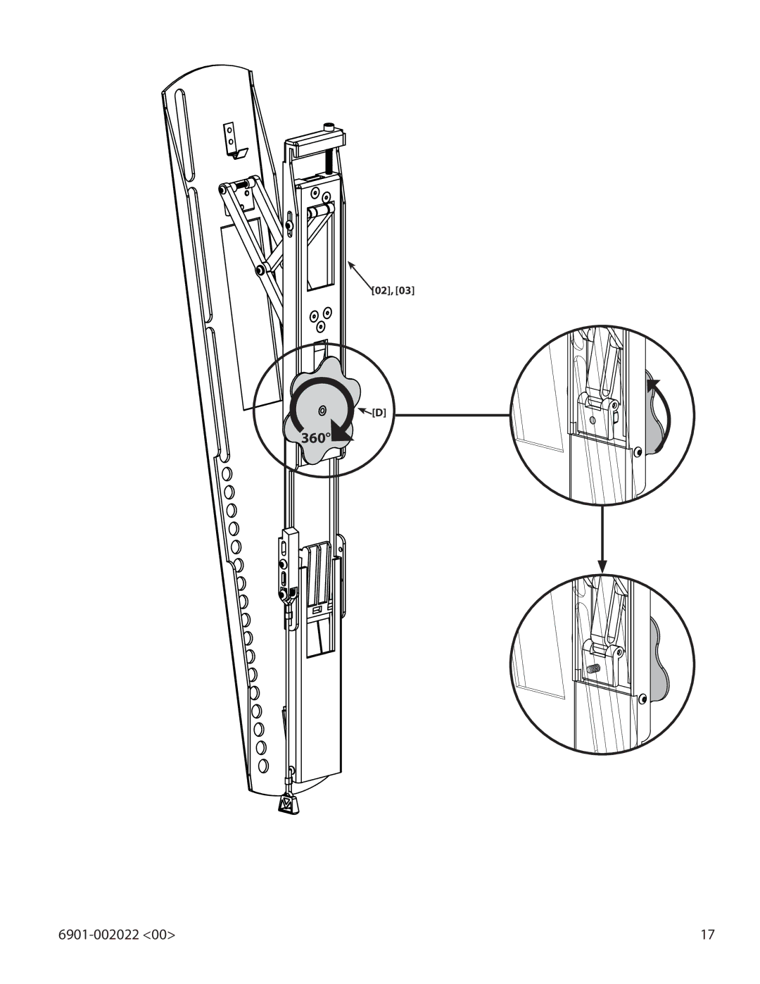 Sanus Systems VLT15 important safety instructions 360 