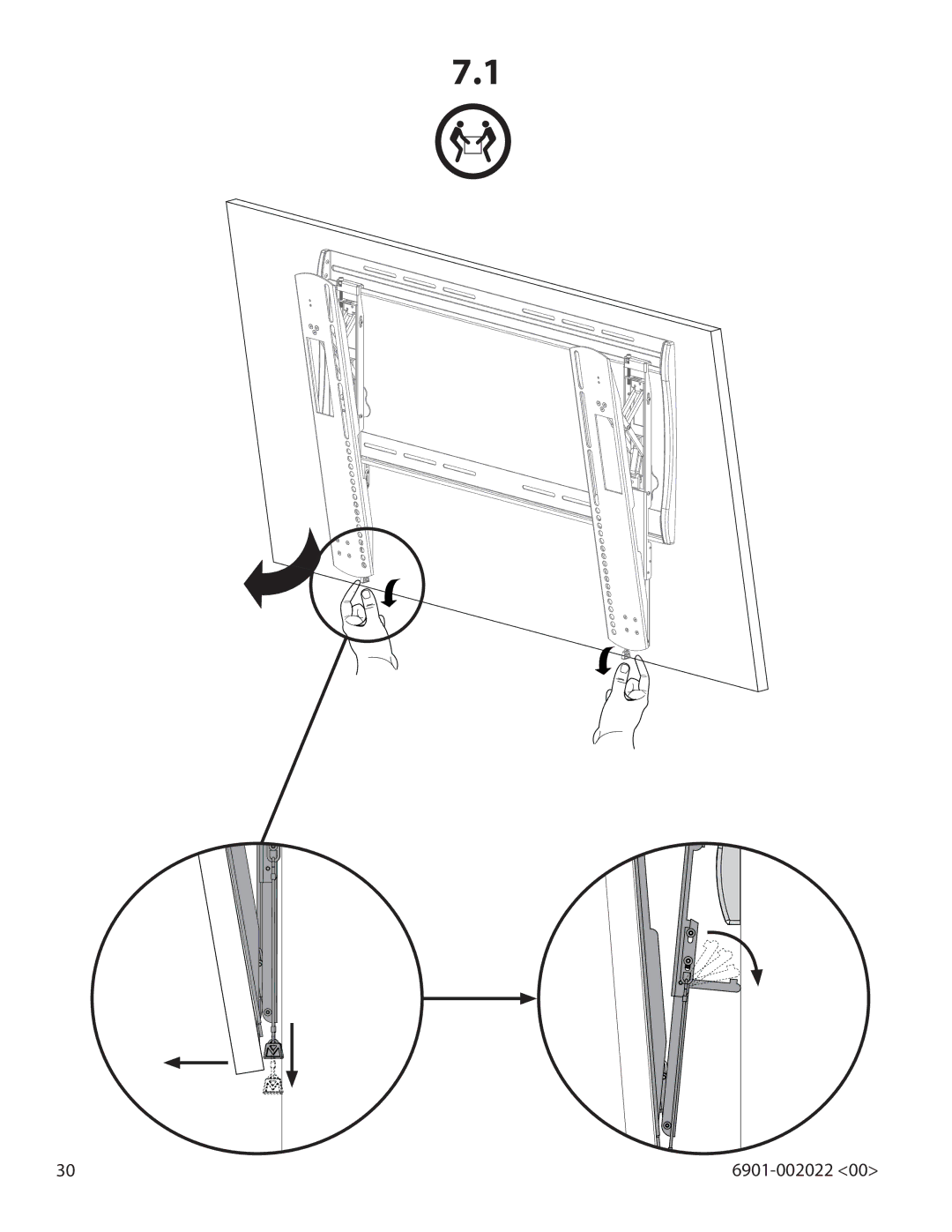 Sanus Systems VLT15 important safety instructions 6901-002022 