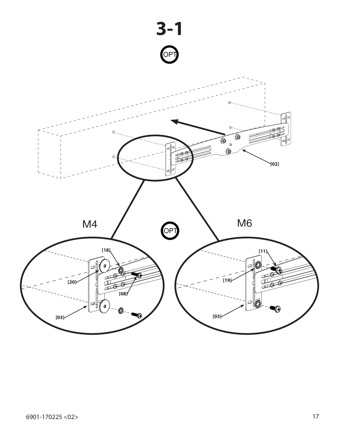 Sanus Systems VMA201 important safety instructions Opt 