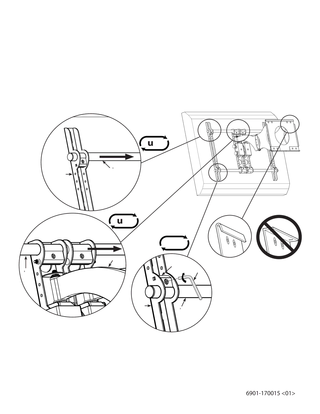 Sanus Systems VMDD26 important safety instructions 6901-170015 