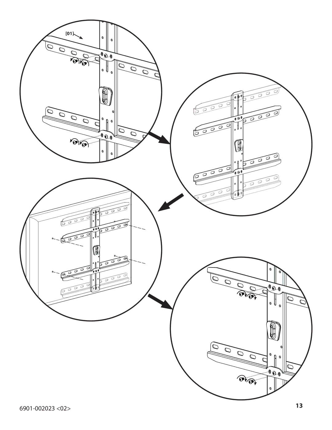 Sanus Systems VMF220-B1 important safety instructions 6901-002023 