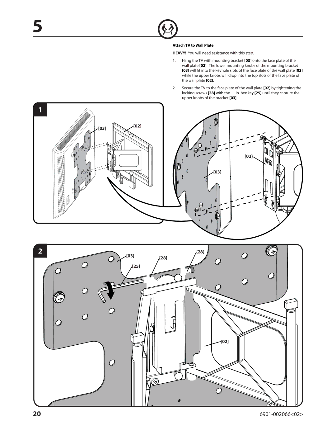 Sanus Systems VMF308 manual 0328 