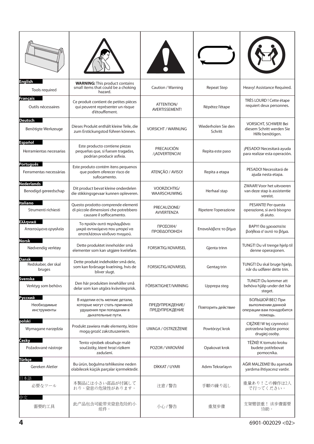 Sanus Systems VML10 manual Voorzichtig 