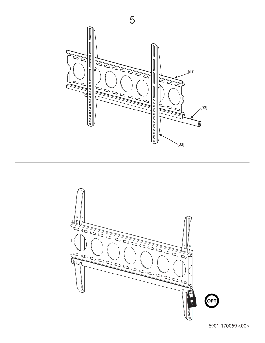 Sanus Systems VMPL250 manual Opt 