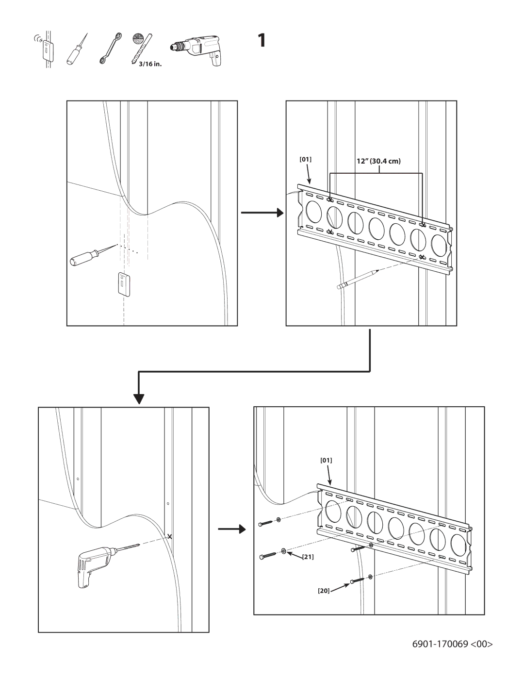 Sanus Systems VMPL250 manual 6901-170069 