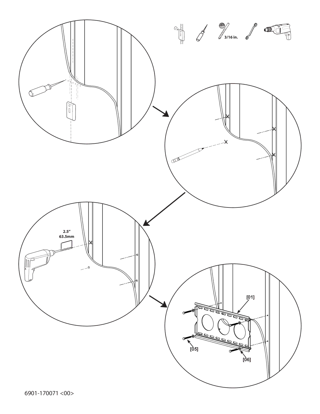 Sanus Systems VMSA important safety instructions 63.5mm 