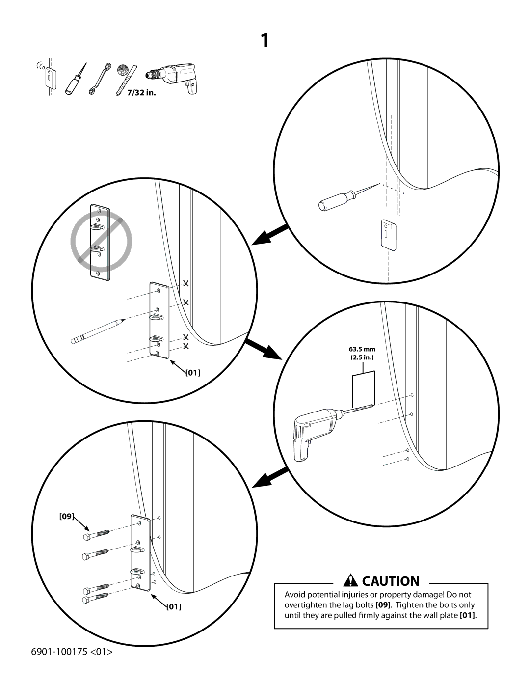 Sanus Systems VMTV important safety instructions 63.5 mm 