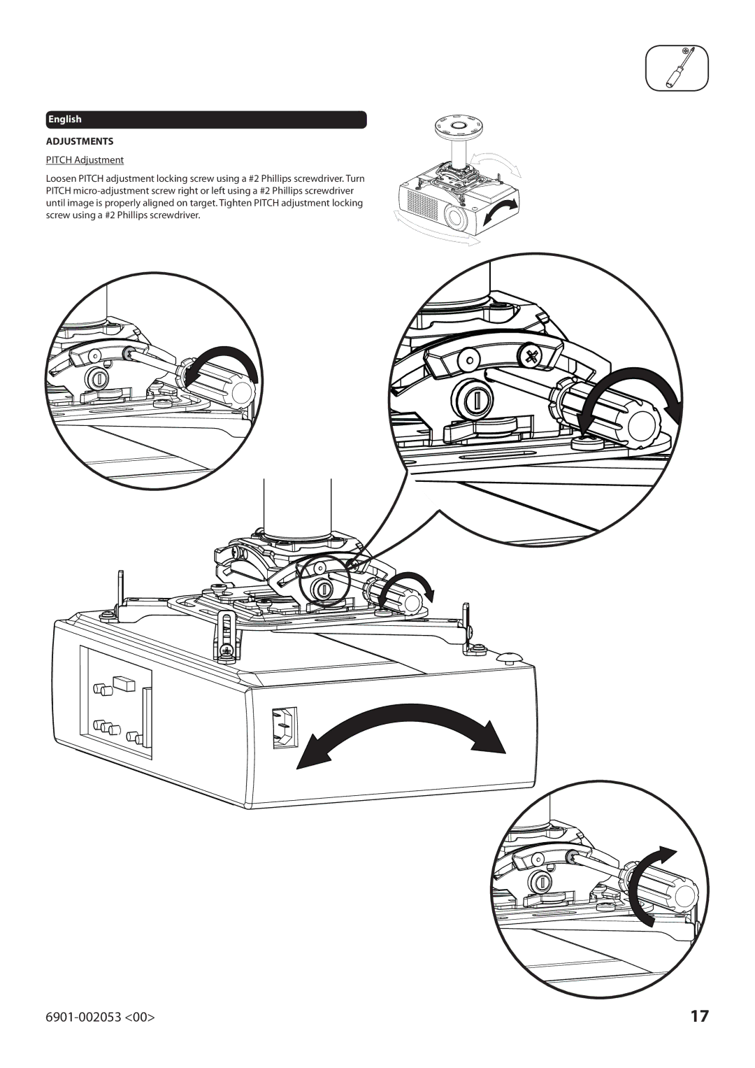 Sanus Systems VP1 manual 6901-002053 