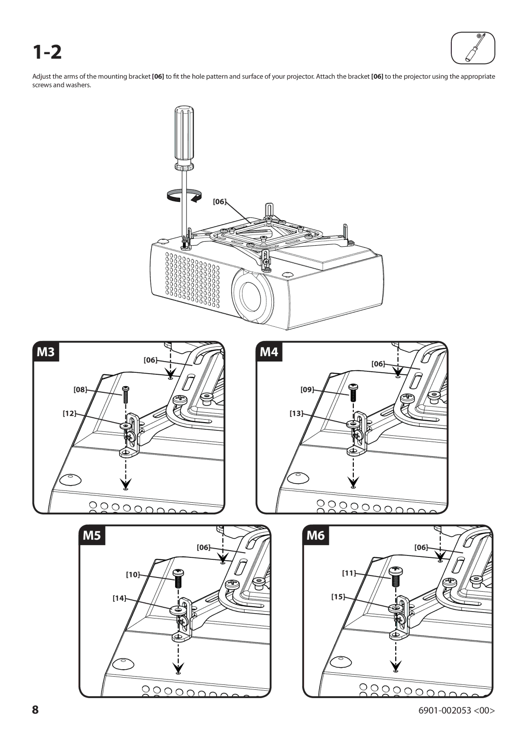 Sanus Systems VP1 manual 6901-002053 