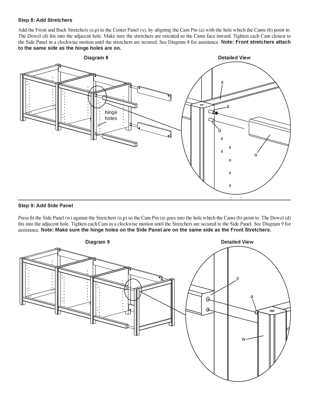 Sanus Systems WFV66 manual Add Side Panel 