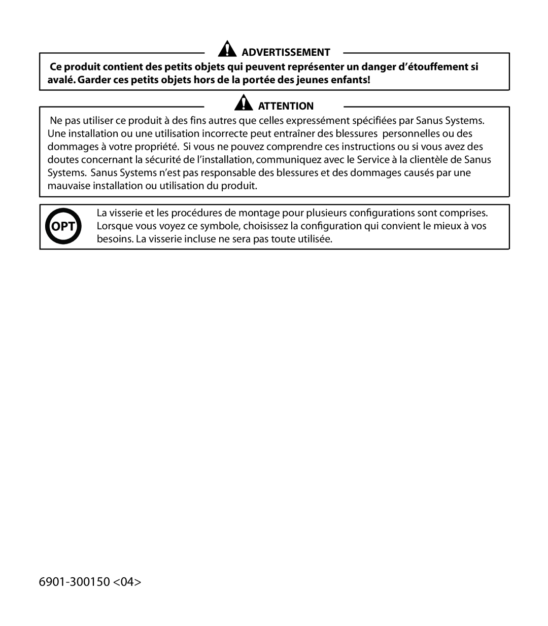 Sanus Systems WMS3, WMS5 manual Advertissement 