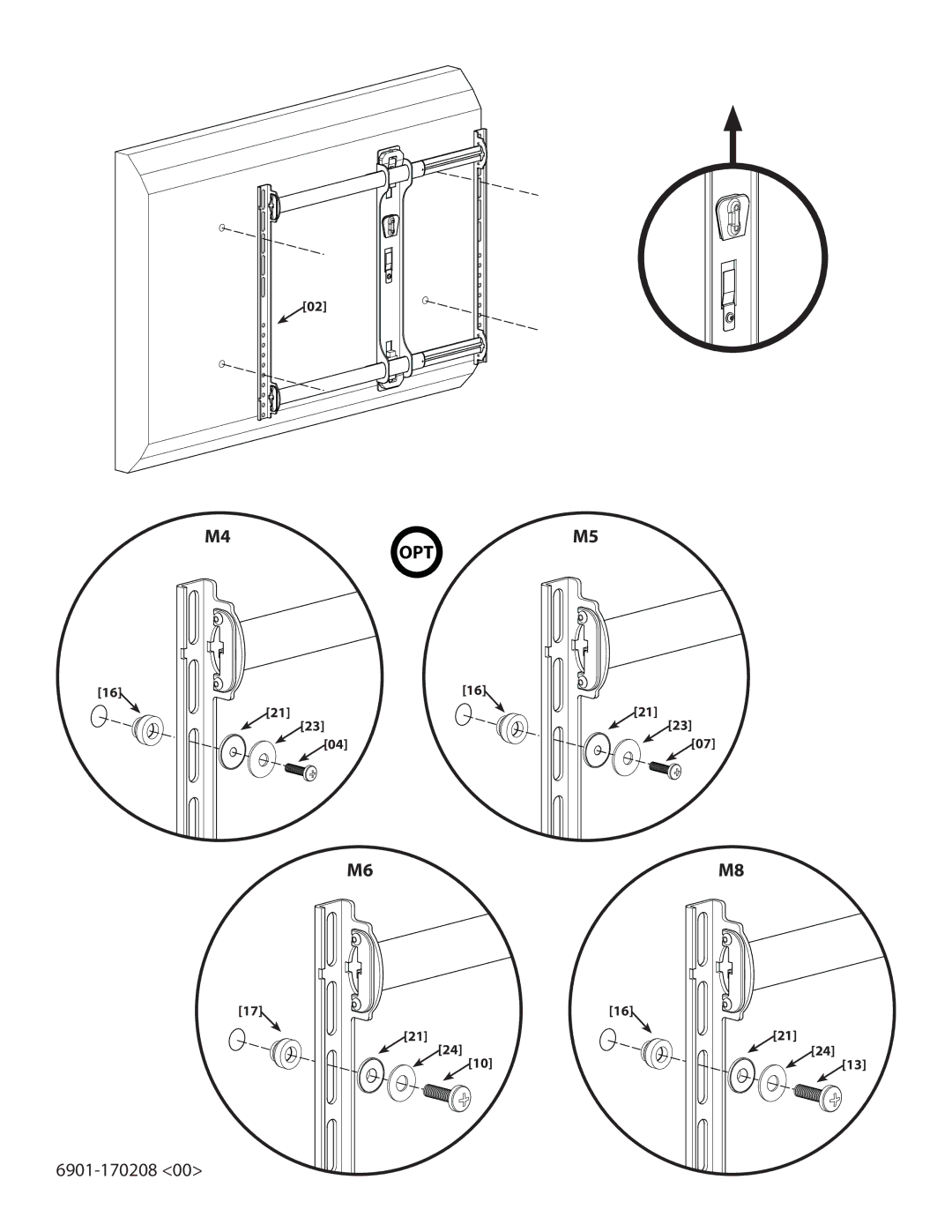 Sanus Systems XF228 important safety instructions Opt 