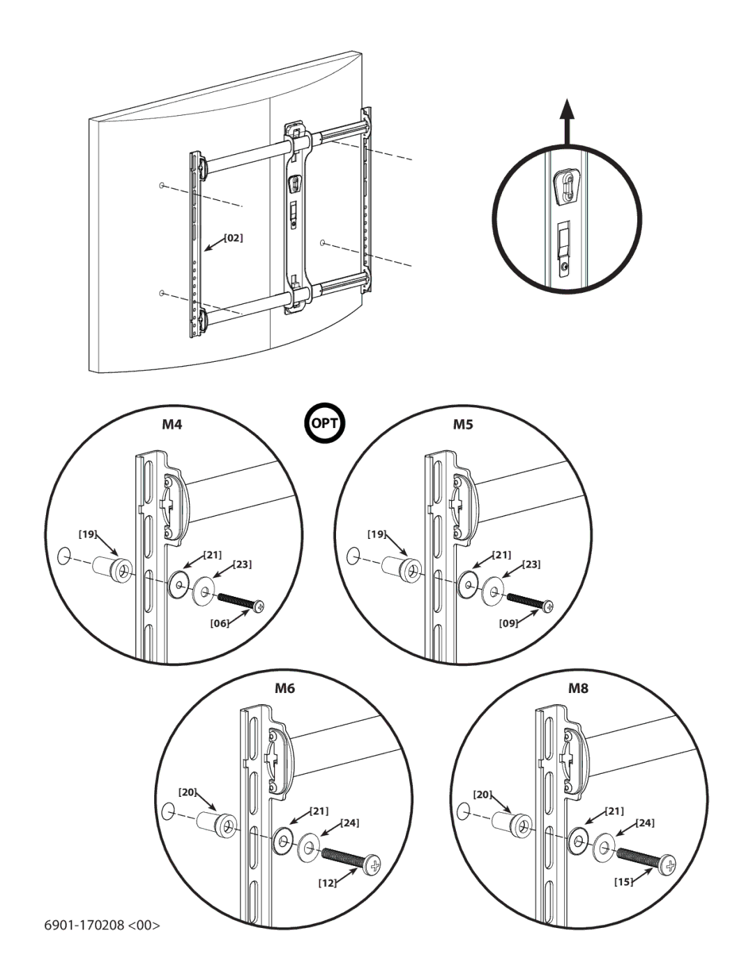 Sanus Systems XF228 important safety instructions Opt 