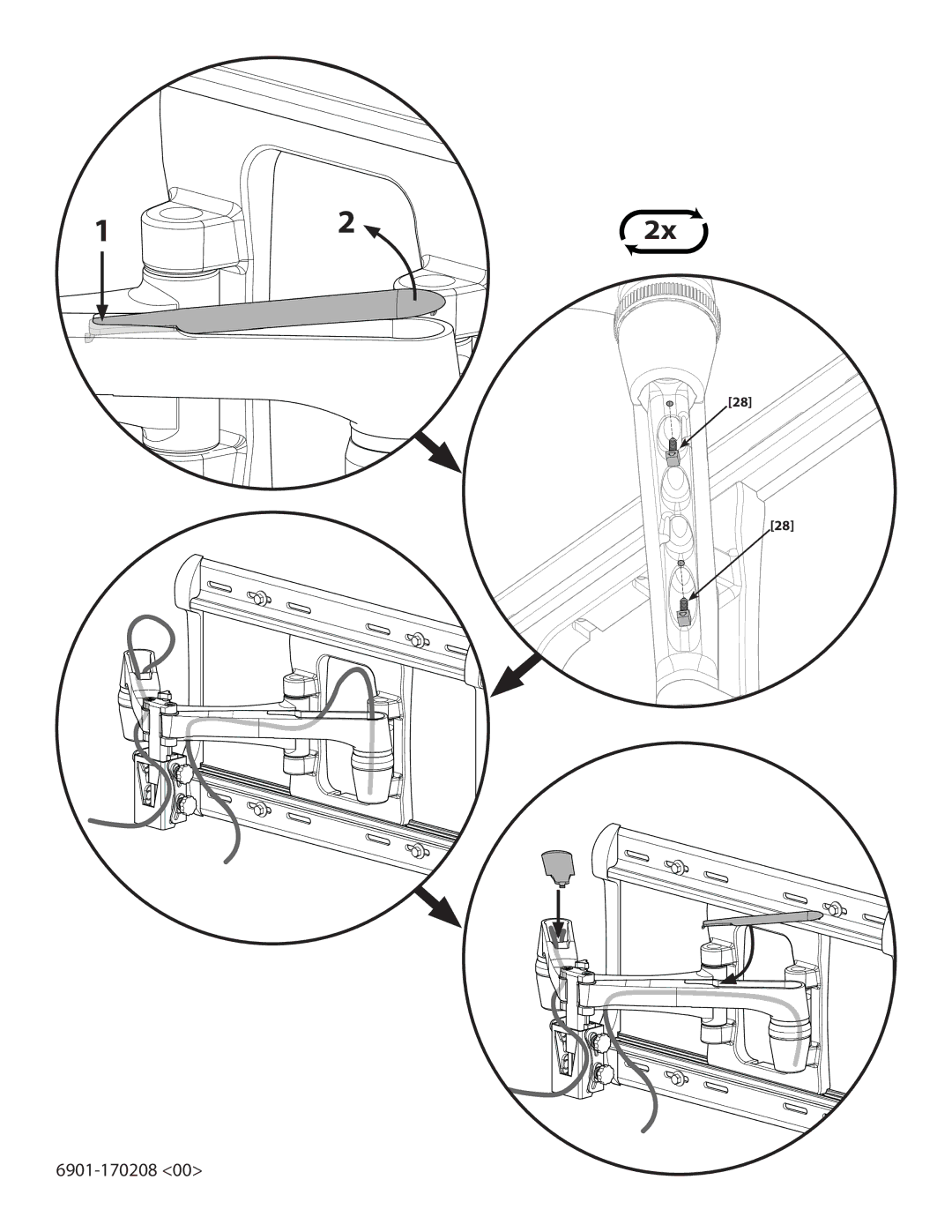 Sanus Systems XF228 important safety instructions 6901-170208 