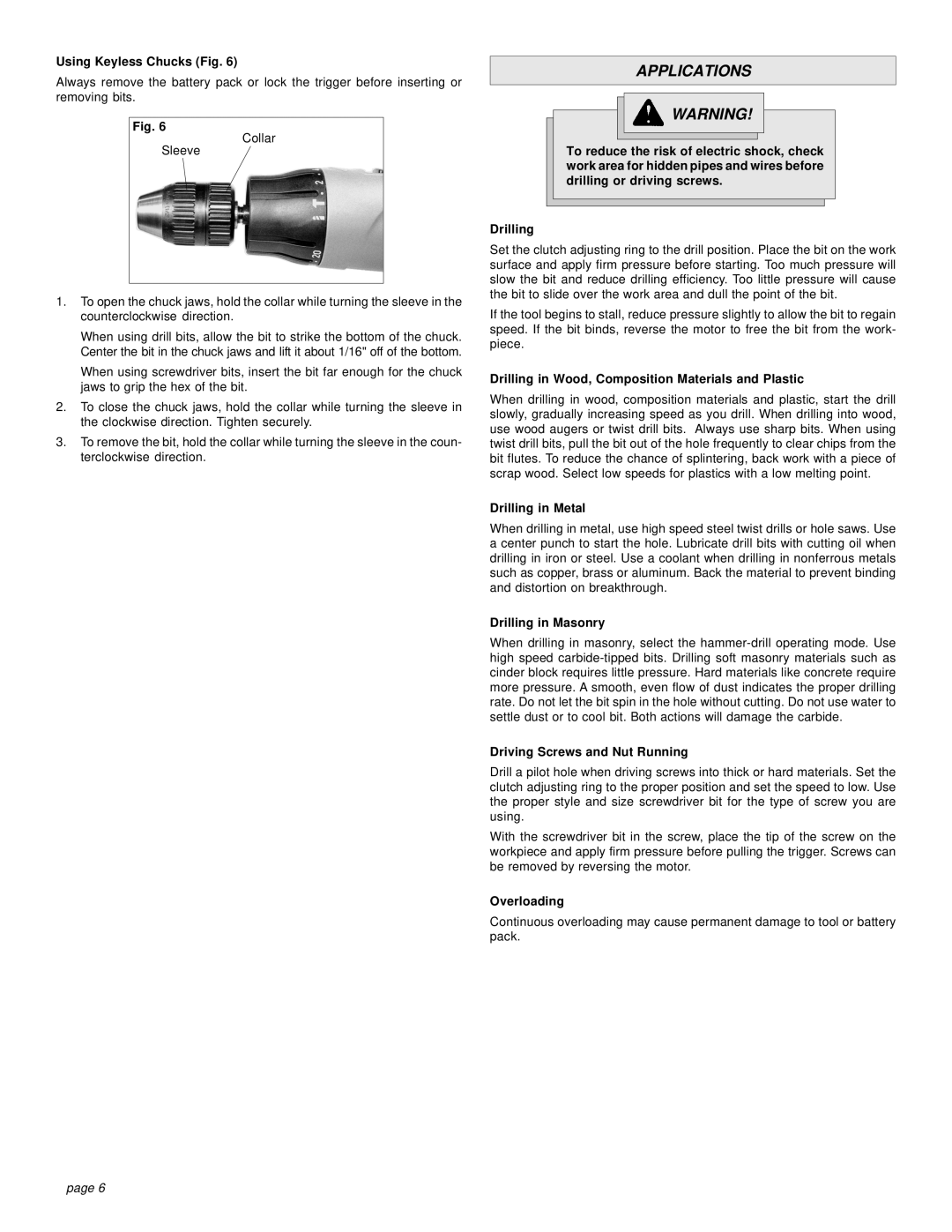 Sanyo 0524-20, 0523-20 manual Applications 