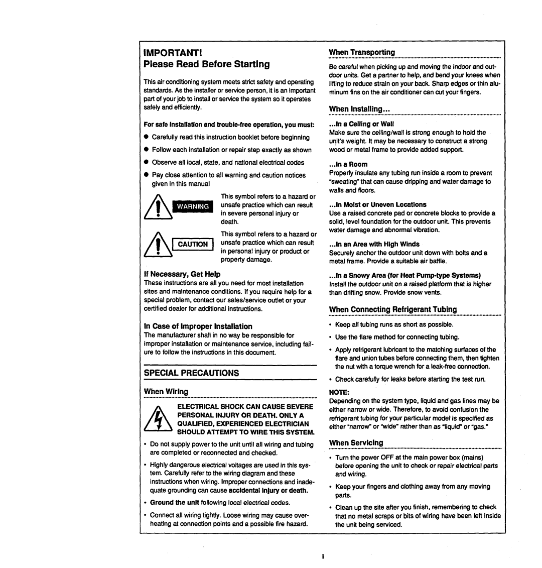 Sanyo 12KHS32 manual 