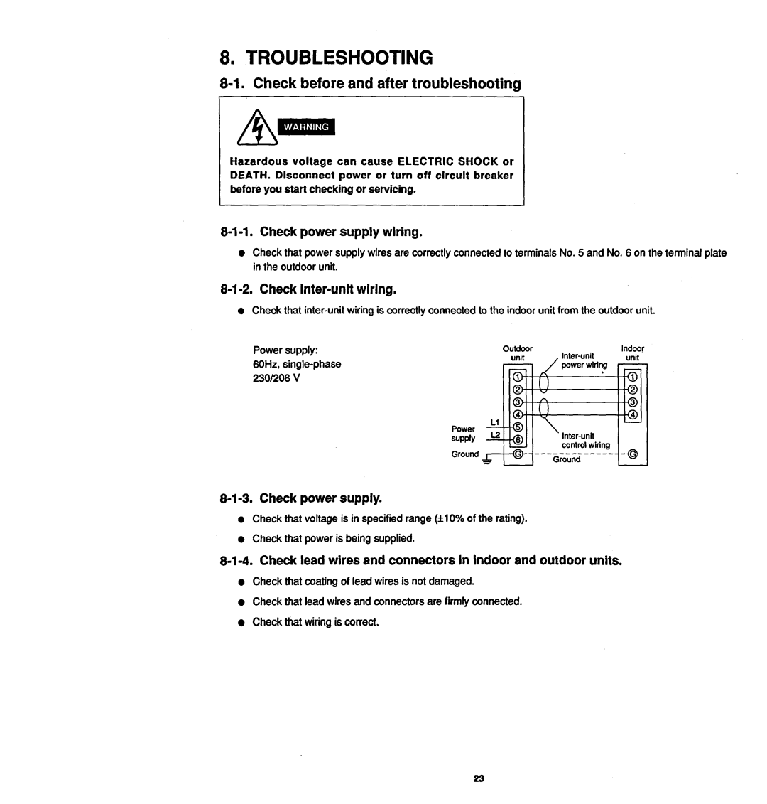 Sanyo 12KHS32 manual 