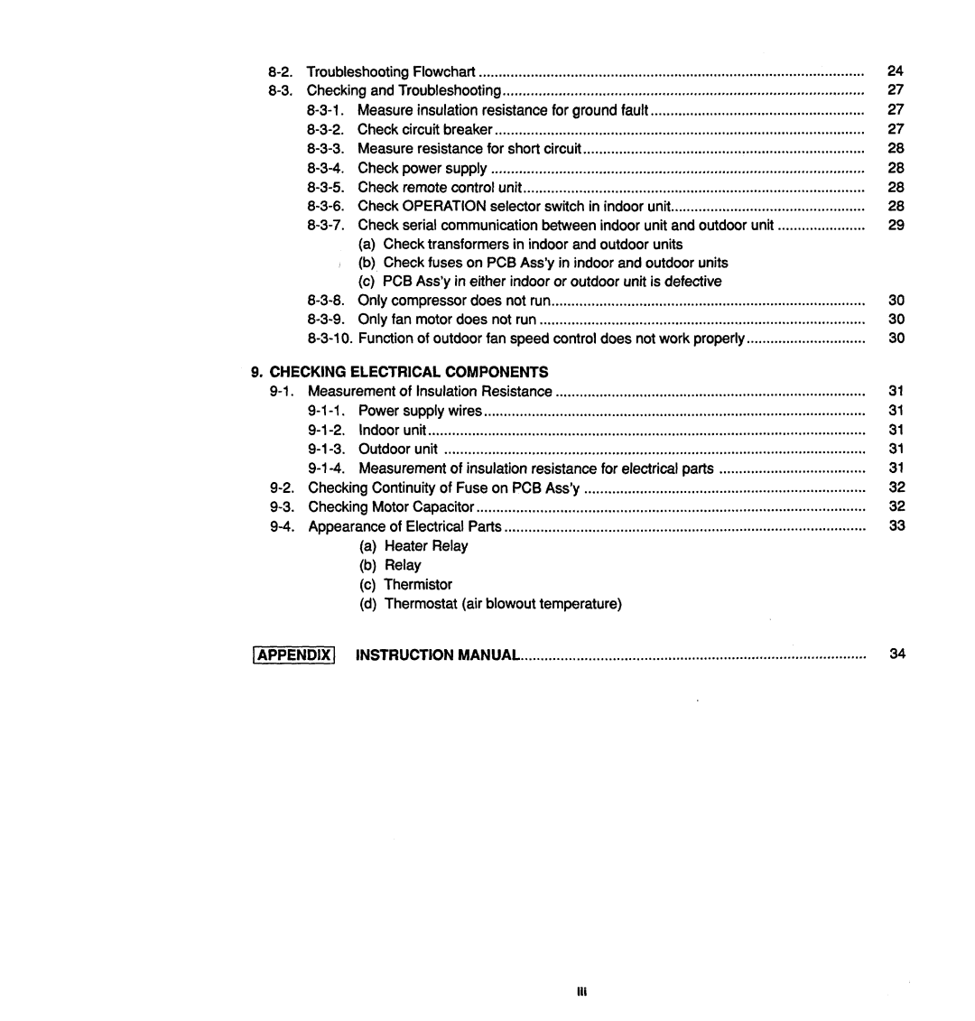 Sanyo 12KHS32 manual 