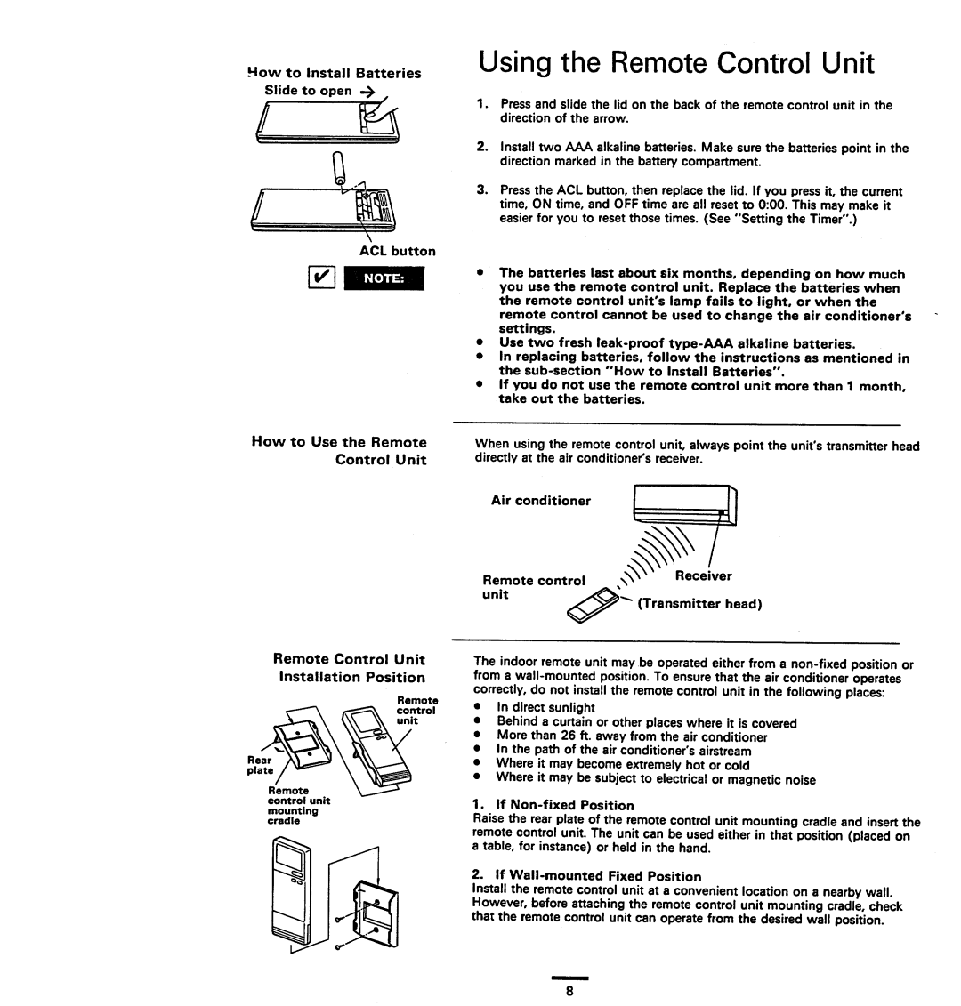 Sanyo 12KHS32 manual 