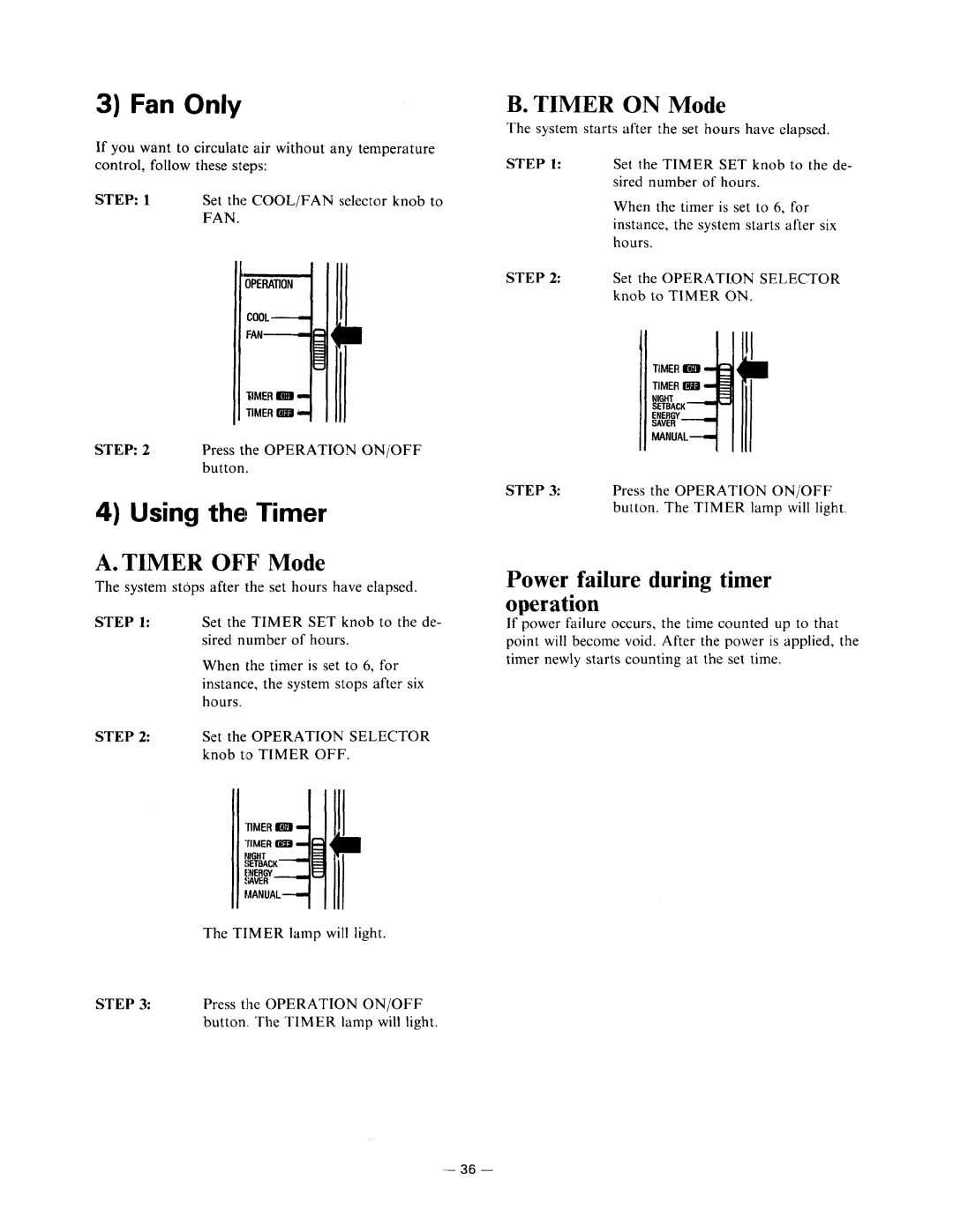 Sanyo 36K12W, 24K12W, 30K12W manual 