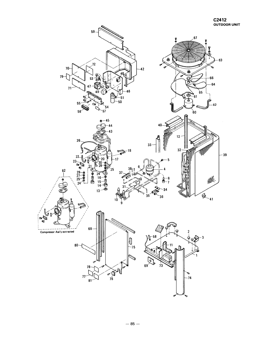 Sanyo 24K12W, 36K12W, 30K12W manual 