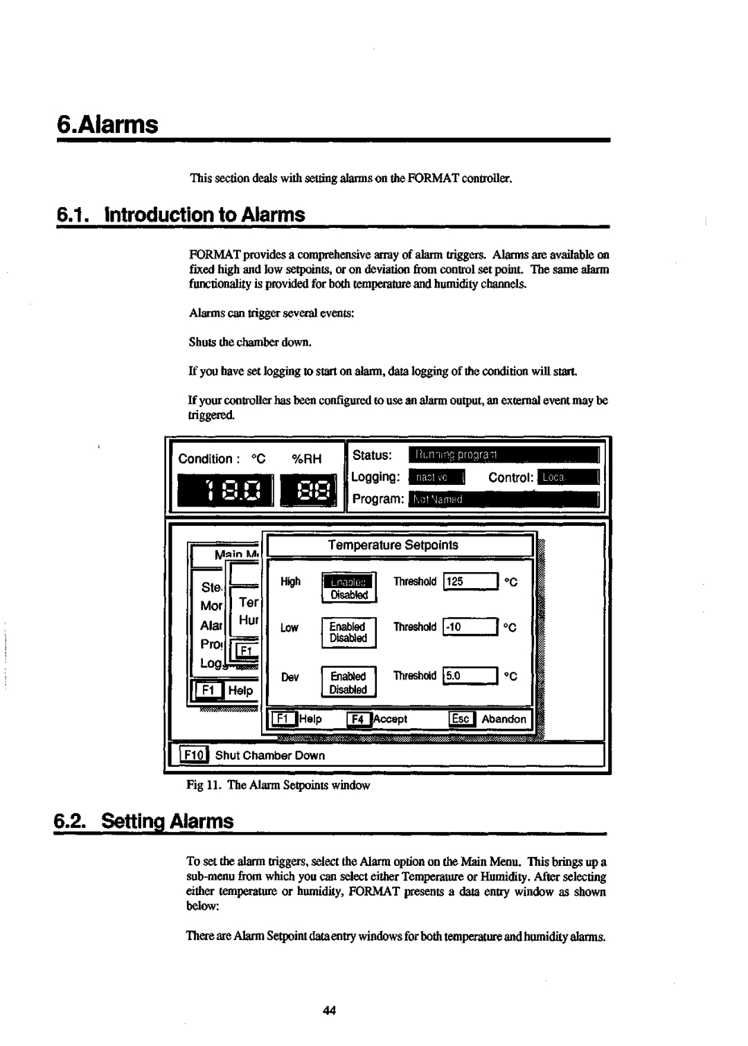 Sanyo 550 instruction manual Introduction to Alarms, Setting Alarms 