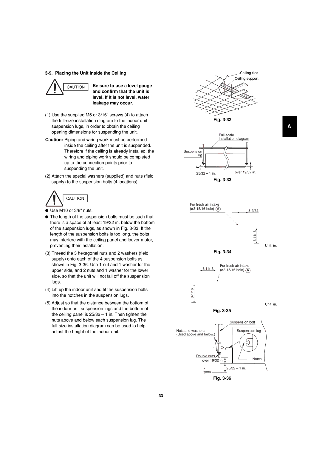 Sanyo 85464359981002 installation instructions Full-scale Installation diagram Suspension lug 25/32 1 