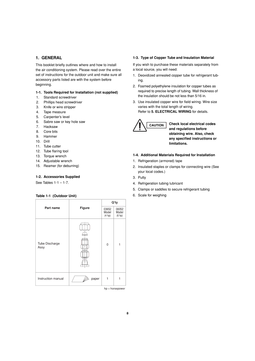 Sanyo 85464359981002 installation instructions General 