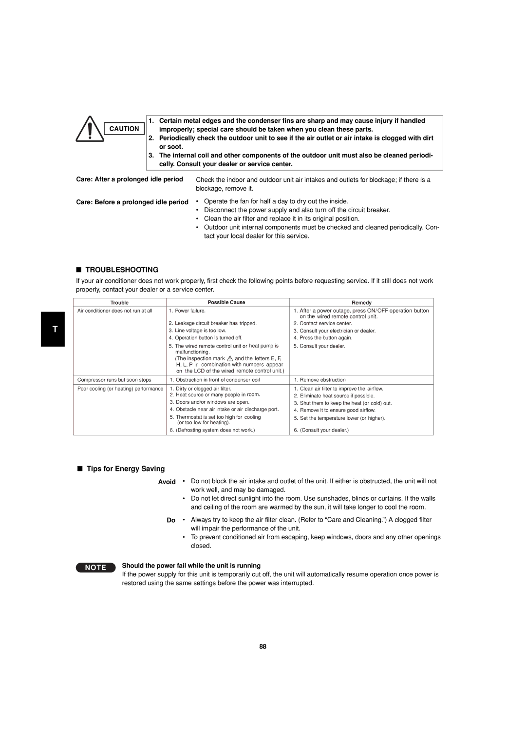 Sanyo 85464359981002 installation instructions Or soot 