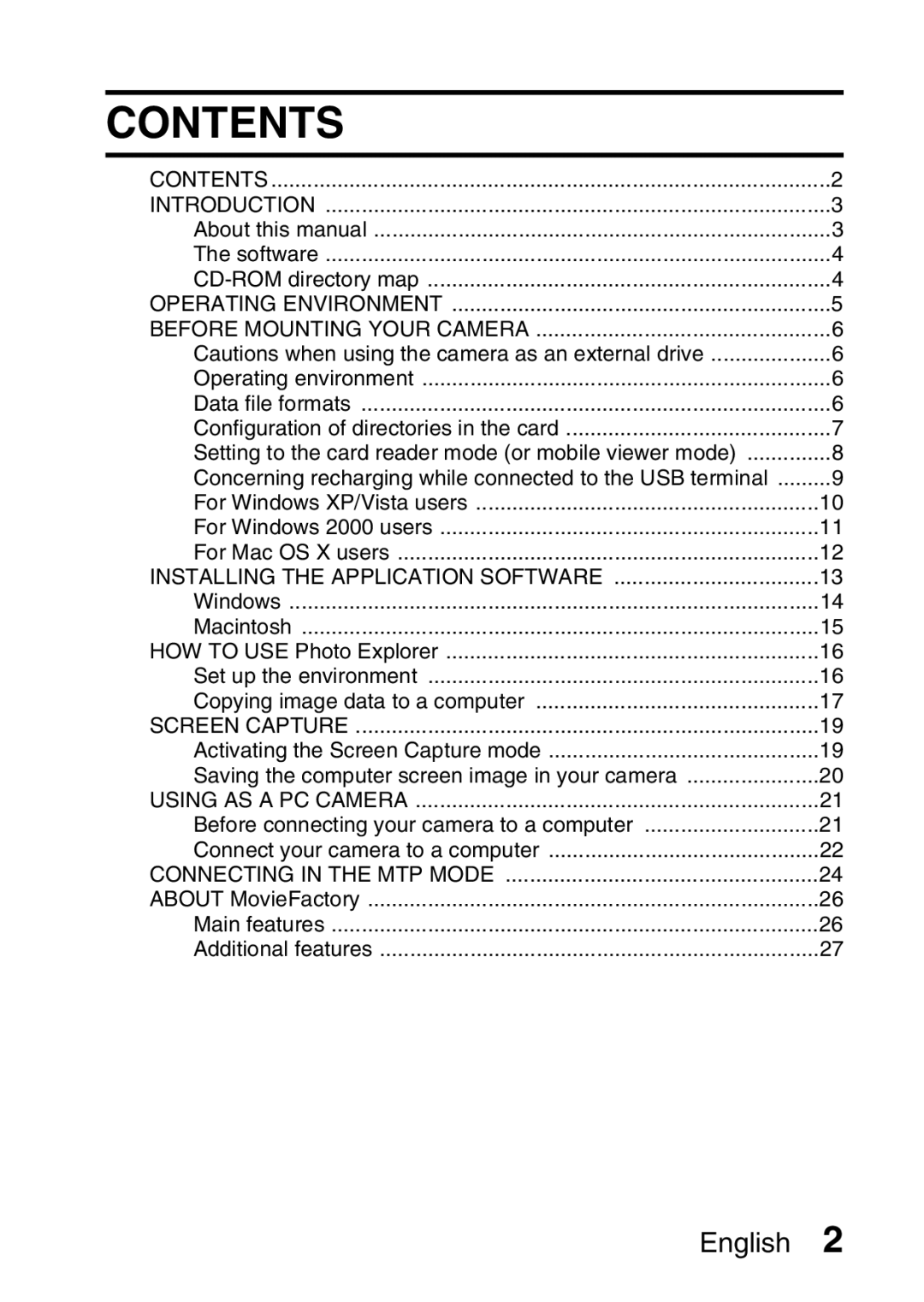 Sanyo 9.1 instruction manual Contents 