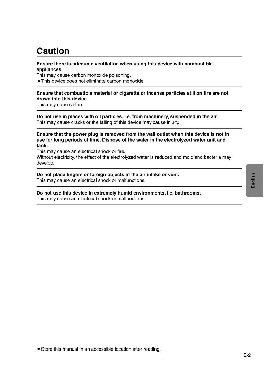 Sanyo ABC-VW24A instruction manual This may cause a fire 