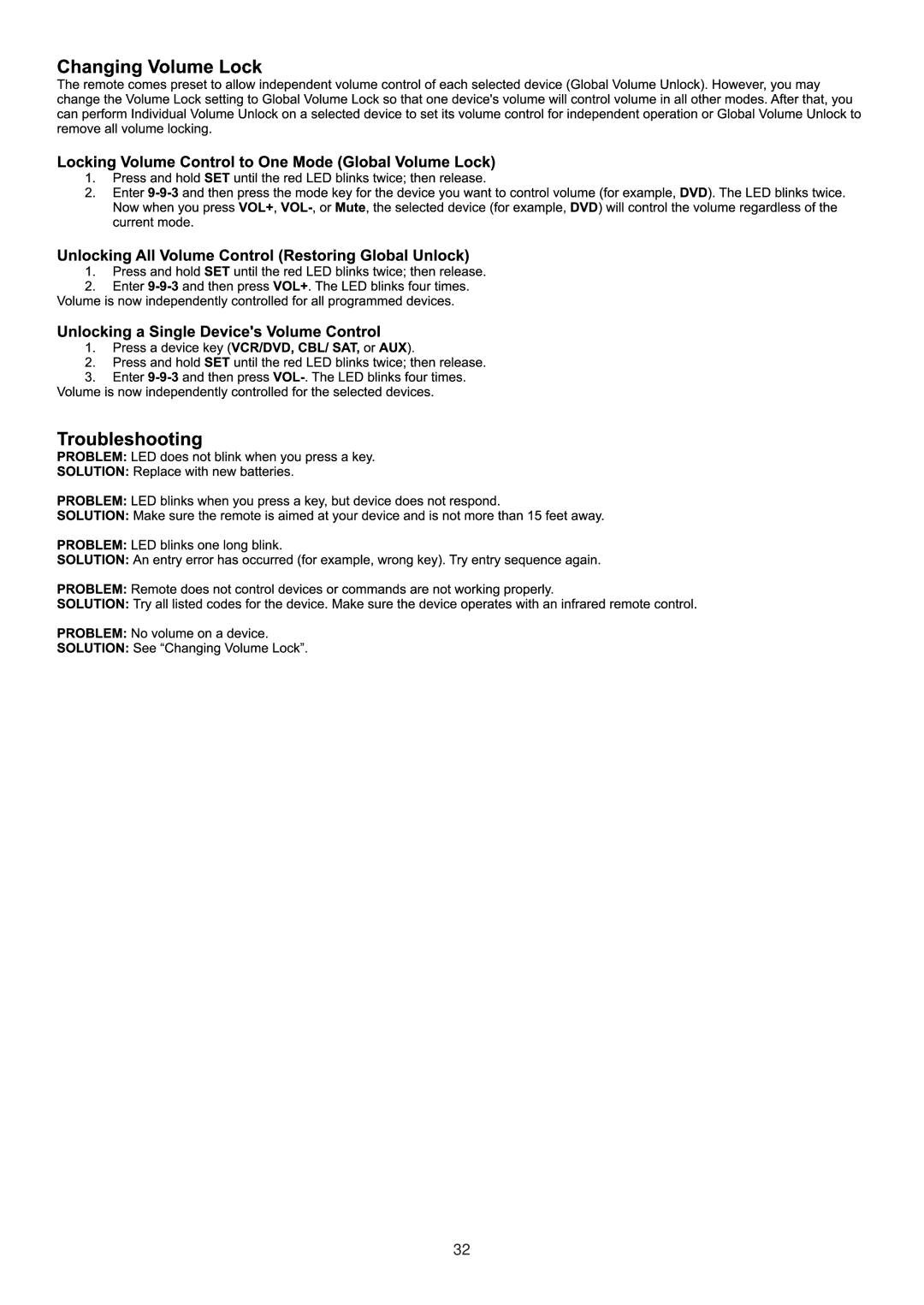 Sanyo AVL-323, AVL-263, AVL-321 instruction manual 