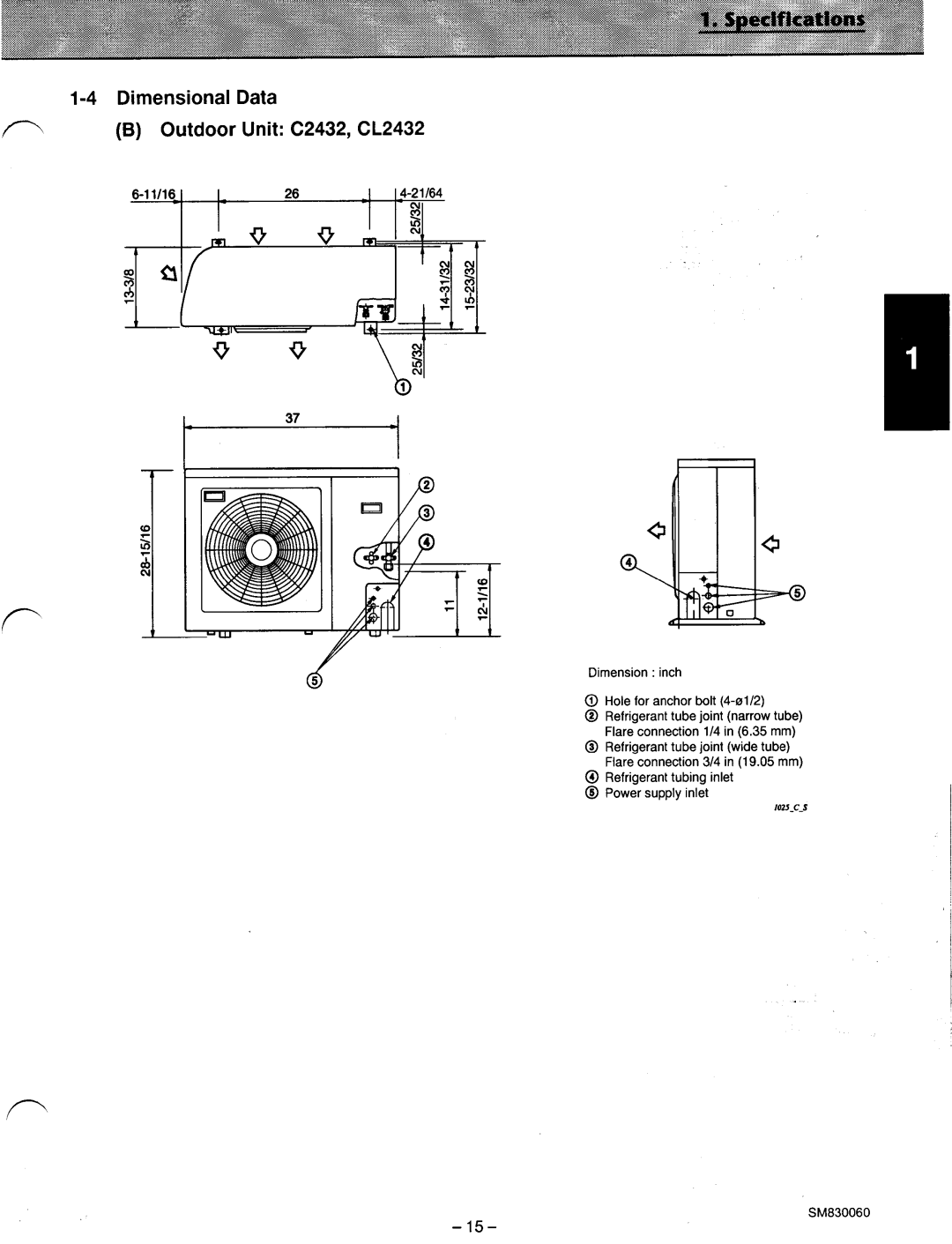 Sanyo CL2432, C2432 manual 