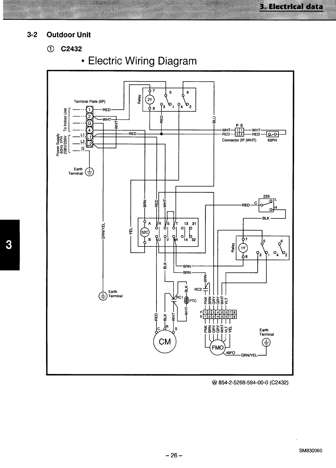 Sanyo C2432, CL2432 manual 