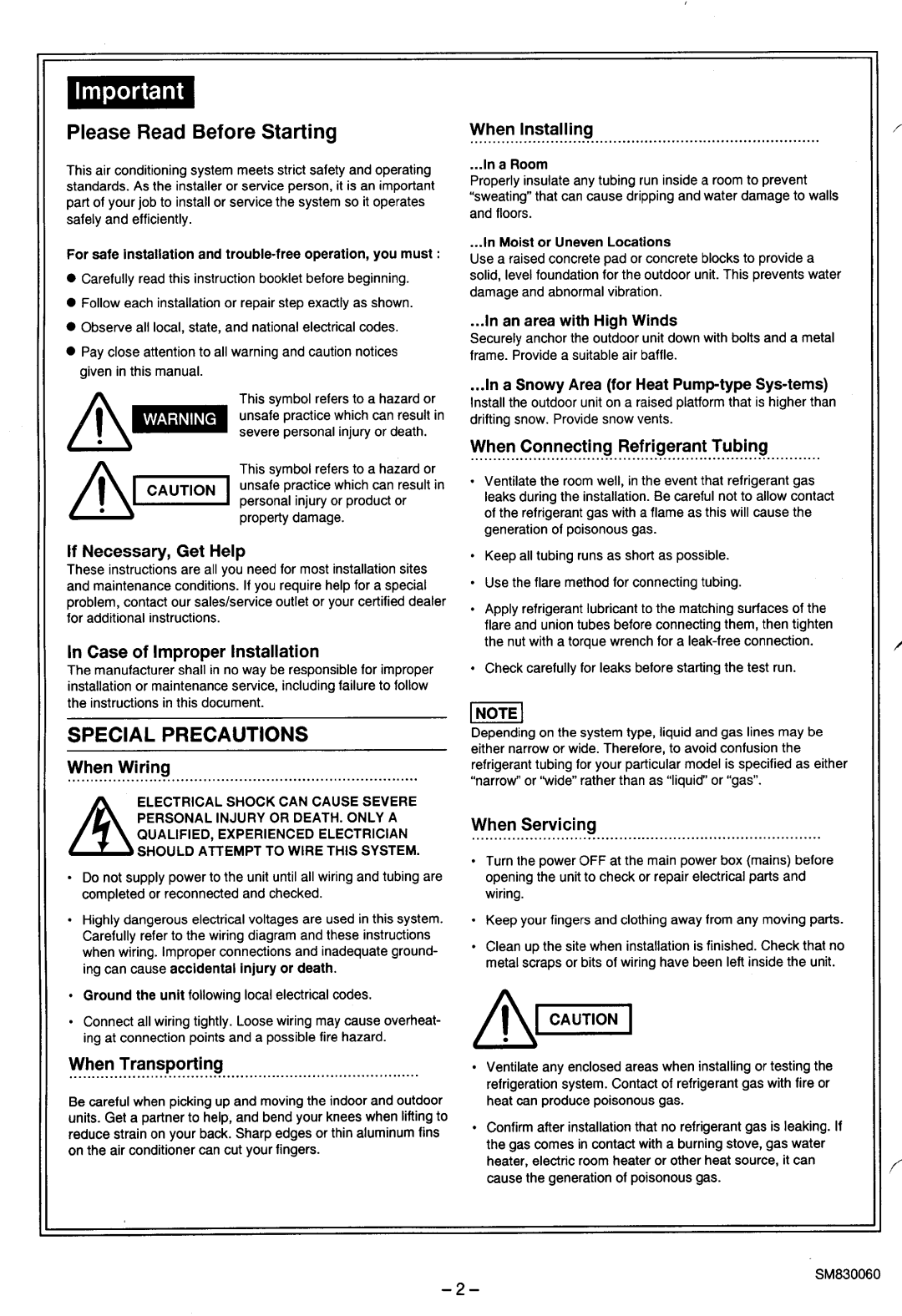 Sanyo CL2432, C2432 manual 