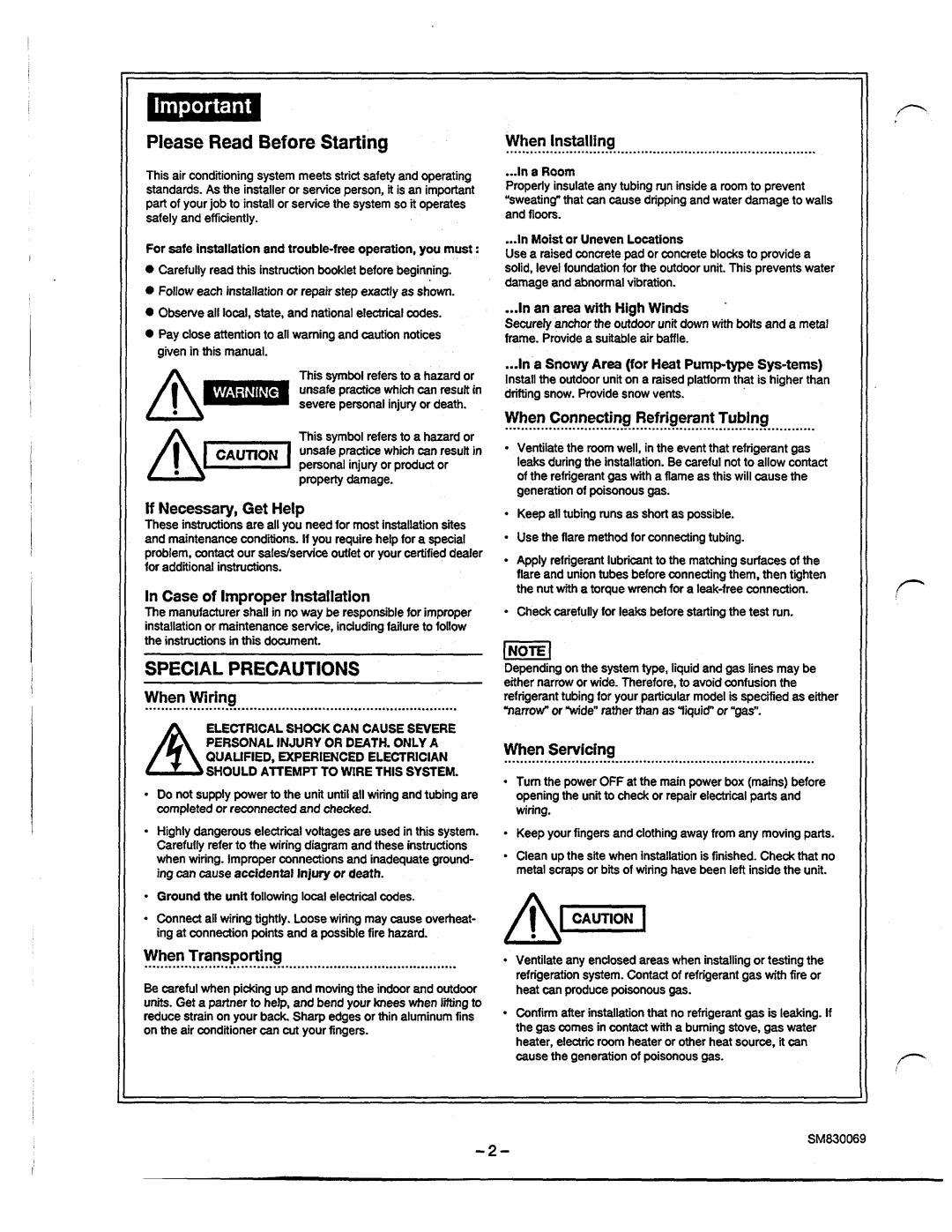 Sanyo CL3632, C3032, C3632, CL3032 manual 