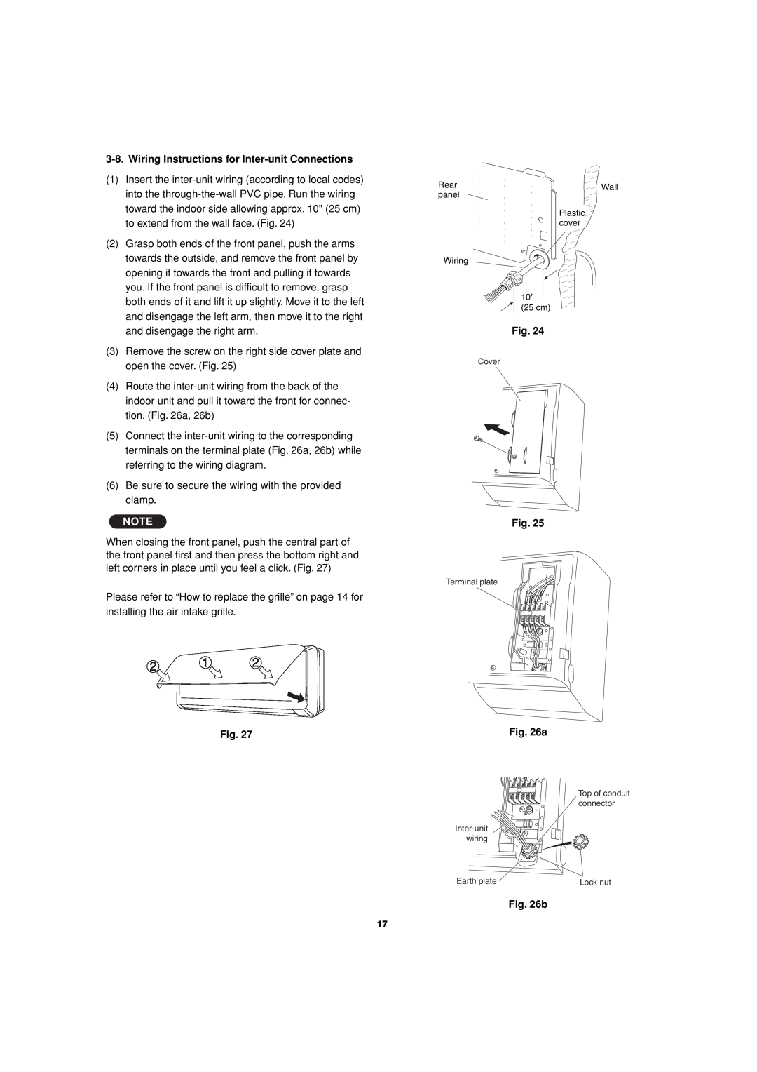 Sanyo C3682, C3082 service manual Wiring Instructions for Inter-unit Connections, b 