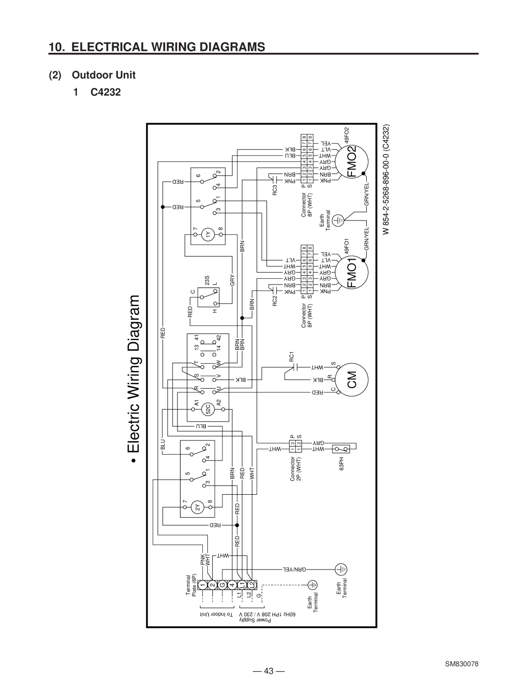 Sanyo CL4232, C4232 service manual Diagram 