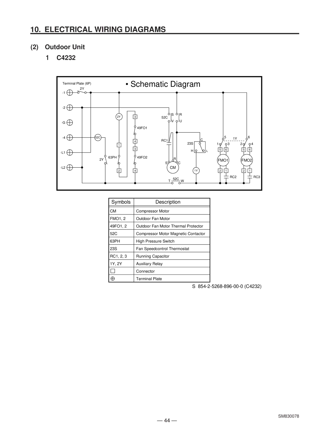 Sanyo C4232, CL4232 service manual Compressor Motor 