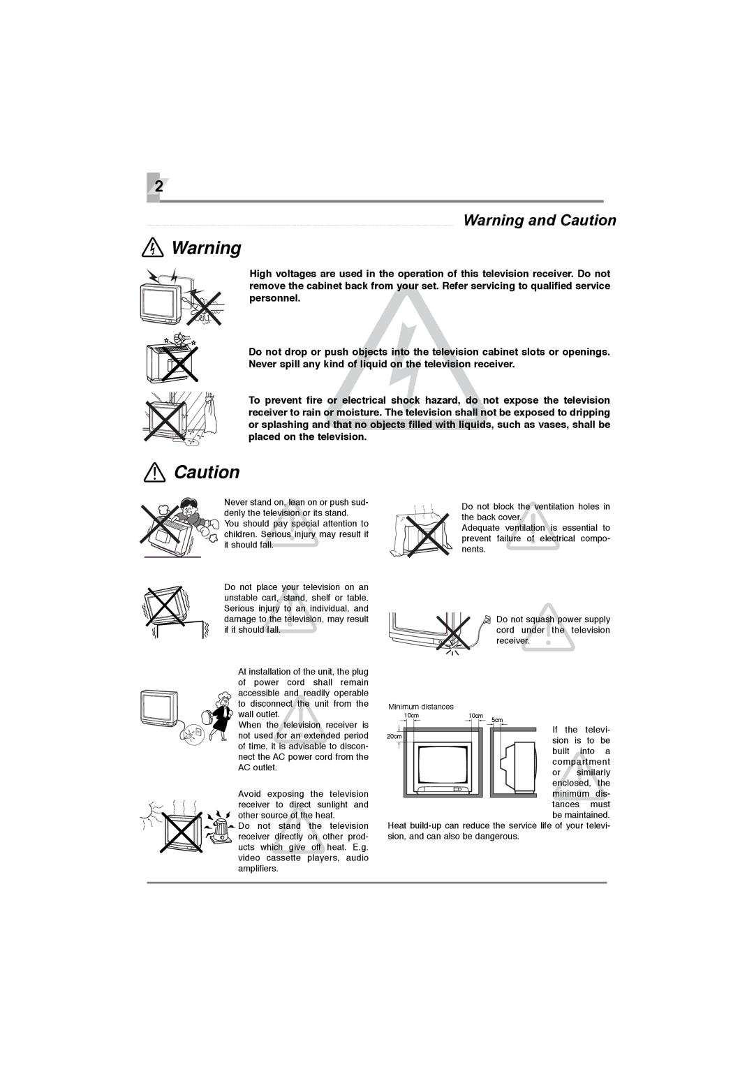 Sanyo CP21SF1, CA21YS2S, CP21XS2S, CP21YS2S, CP21KS2K, CA21SF1, CA21XS2S, CA21KS2K instruction manual Televi 