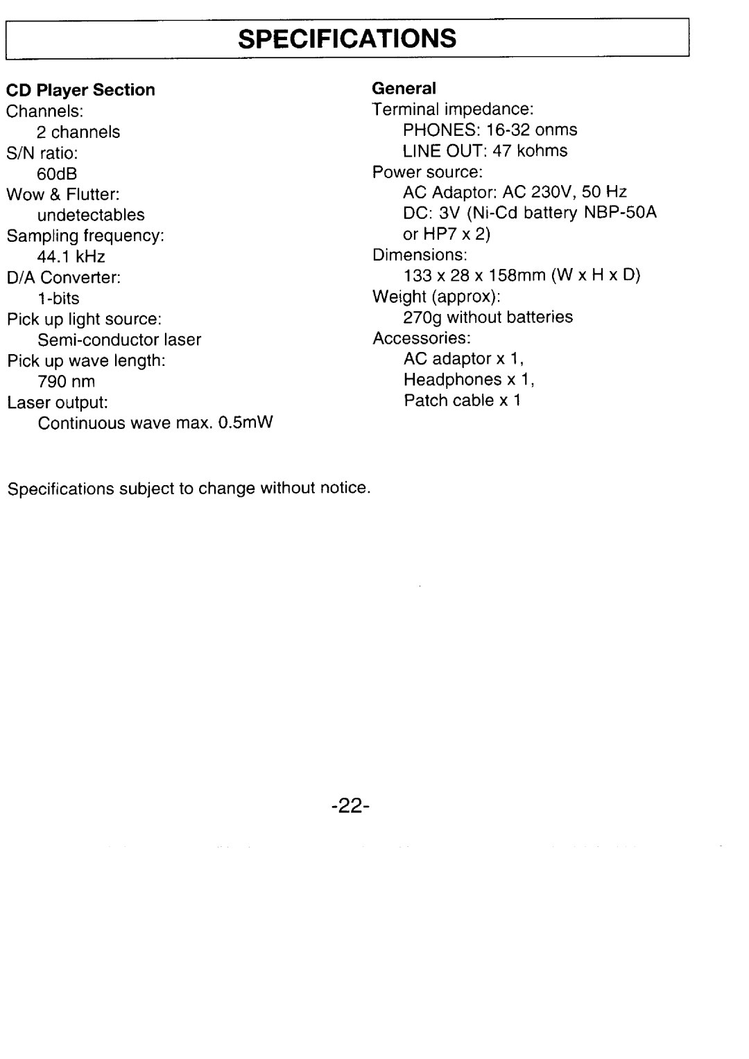 Sanyo cdp-195 manual 