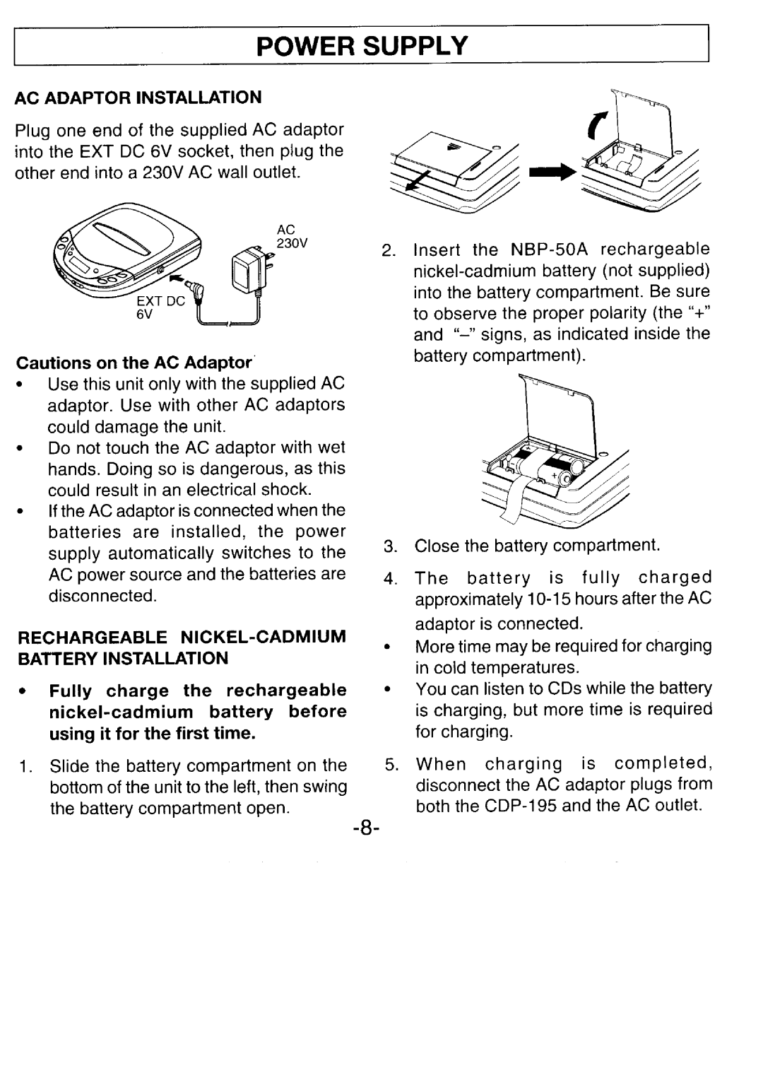 Sanyo cdp-195 manual 