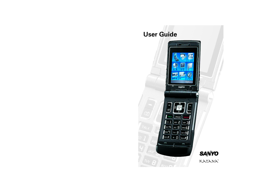 Sanyo Cell Phone manual User Guide 