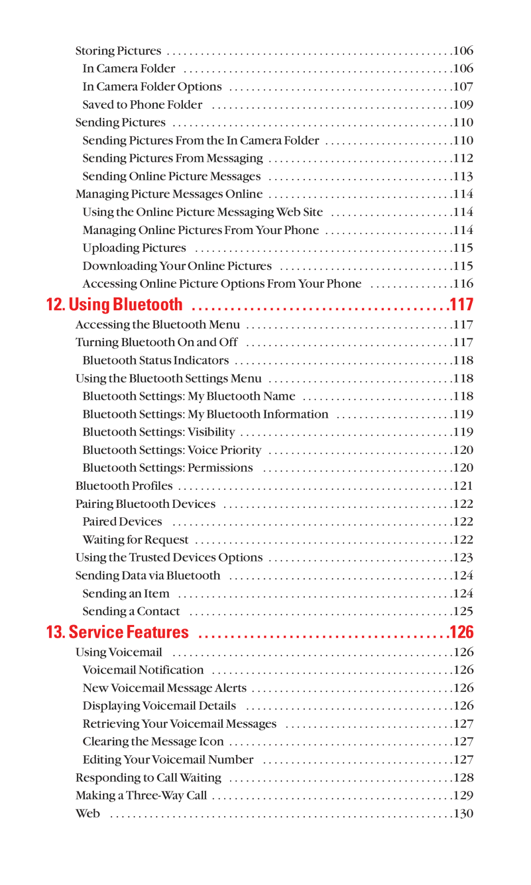 Sanyo Cell Phone manual Using Bluetooth 